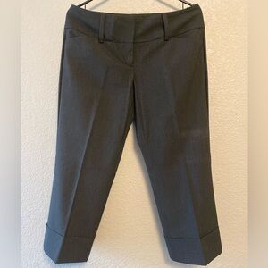 EXPRESS Grey Cropped Dress Pants Size 8
